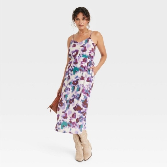 Women's Sandwash Cami Maxi Tank Dress - Universal Thread™ Purple XL - Picture 4 of 8